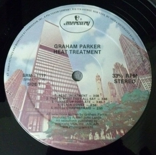 Graham Parker And The Rumour : Heat Treatment (LP, Album, RE, Kee)