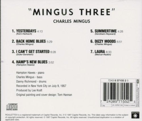 Charles Mingus : Mingus Three (CD, Album, RE)