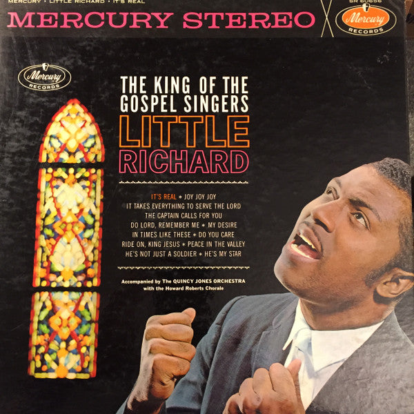 Little Richard Accompanied By Quincy Jones And His Orchestra With The Howard Roberts Chorale : The King Of The Gospel Singers: Little Richard (LP, Album)
