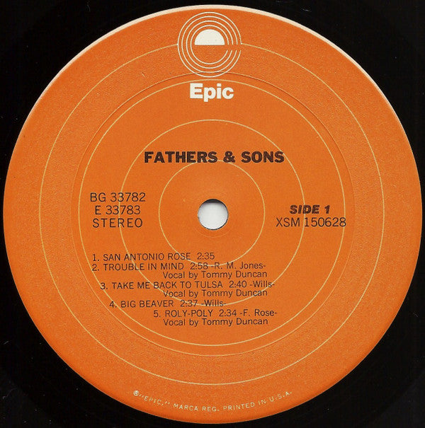 Bob Wills & His Texas Playboys And Asleep At The Wheel : Fathers And Sons (LP + LP, Album + Comp, Ter)