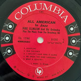 Duke Ellington And His Orchestra : All American In Jazz (LP, Album, Mono)