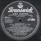 Gene Norman Presents Louis Armstrong : At The Crescendo Vol. 1 (LP, Album, Mono)