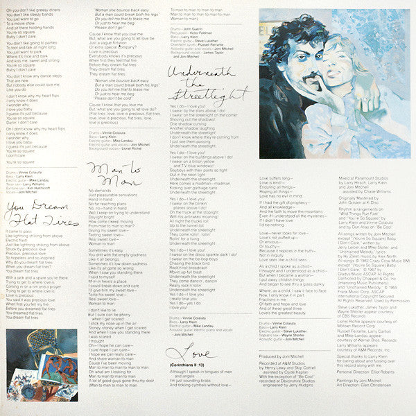 Joni Mitchell : Wild Things Run Fast (LP, Album, Ltd, Qui)