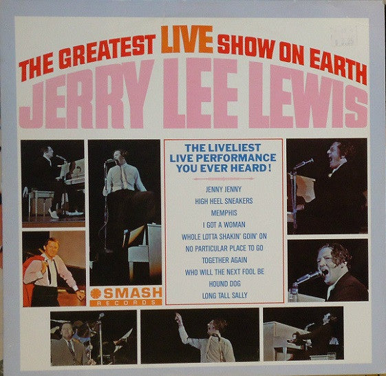 Jerry Lee Lewis : The Greatest Live Show On Earth (LP, Album, Mono, RE)