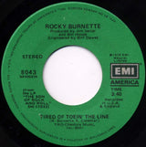 Rocky Burnette : Tired Of Toein' The Line (7", Single, Spe)