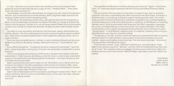 Ralph Peterson Trio : Triangular (CD, Album)