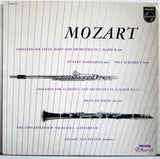 Mozart* / The Concertgebouw Orchestra, Amsterdam*, Hubert Barwahser, Phia Berghout, Bram De Wilde, Eduard van Beinum : Concerto For Flute, Harp & Orchestra K.299 / Concerto For Clarinet & Orchestra K.622  (LP, Mono)