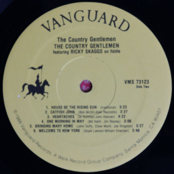 The Country Gentlemen : The Country Gentlemen Featuring Ricky Skaggs On Fiddle (LP, Comp)