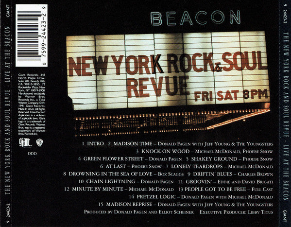 The New York Rock And Soul Revue : Live At The Beacon (CD, Album)