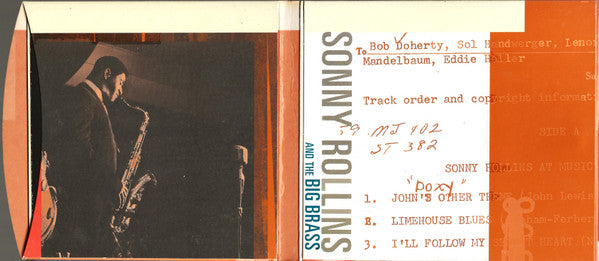Sonny Rollins : Sonny Rollins And The Big Brass (CD, Album, RE, RM, Dig)