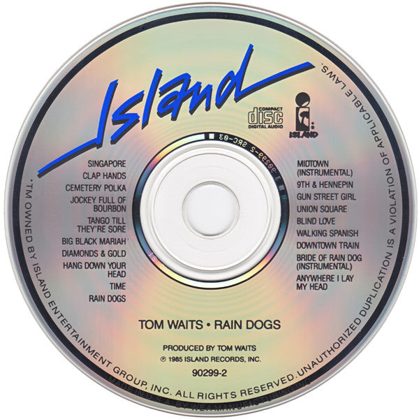 Tom Waits : Rain Dogs (CD, Album, RE)