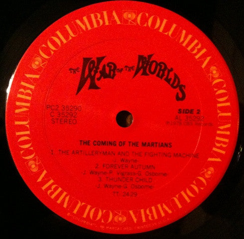 Jeff Wayne : Jeff Wayne's Musical Version Of The War Of The Worlds (2xLP, Album, Gat)