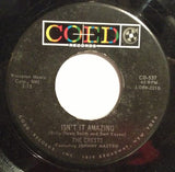 The Crests featuring Johnny Mastro* : Isn't It Amazing (7")