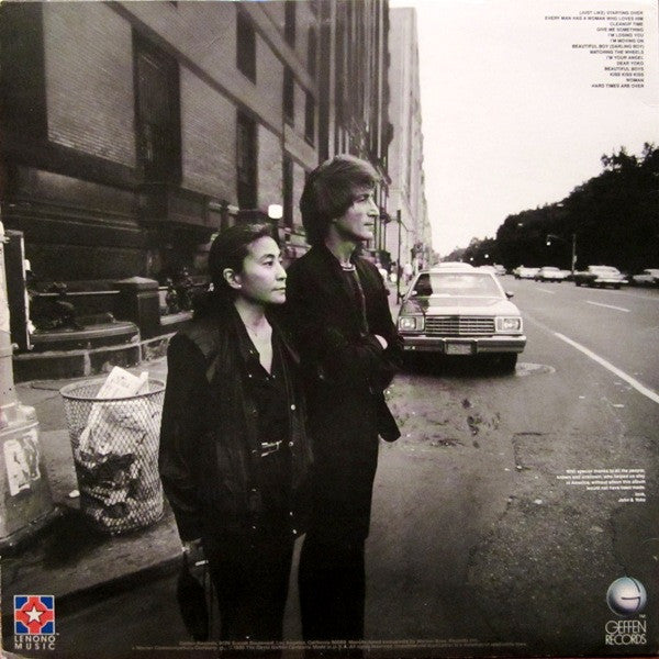 John Lennon & Yoko Ono : Double Fantasy (LP, Album, Mis)