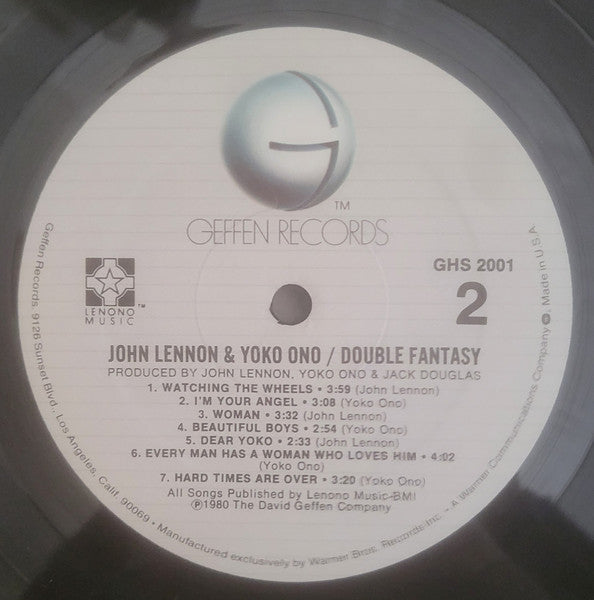 John Lennon & Yoko Ono : Double Fantasy (LP, Album, Mis)