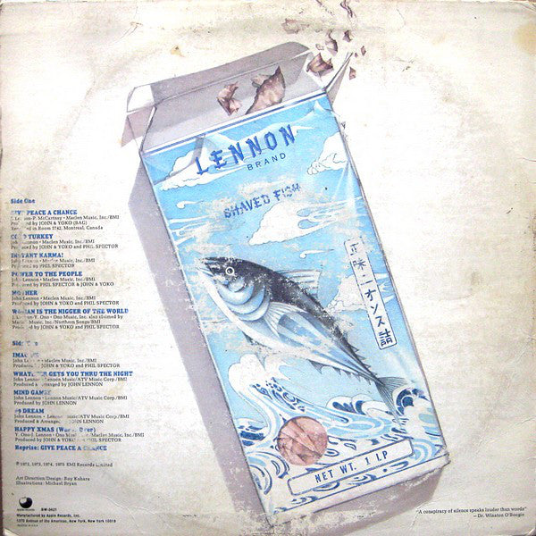 John Lennon / The Plastic Ono Band : Shaved Fish (LP, Comp, Los)