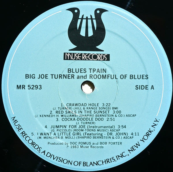 Big Joe Turner & Roomful Of Blues : Blues Train (LP, Album)