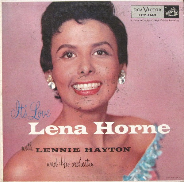 Lena Horne With Lennie Hayton And His Orchestra : It's Love (LP, Album, Mono)