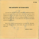 Stan Getz : The Artistry Of Stan Getz (7", EP)
