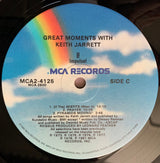 Keith Jarrett : Great Moments With Keith Jarrett (2xLP, Comp)