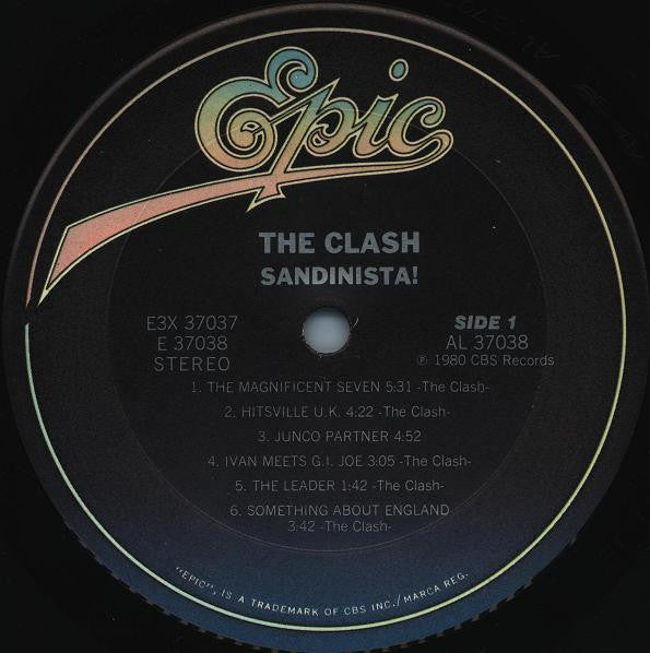 The Clash : Sandinista! (3xLP, Album, RP, Car)