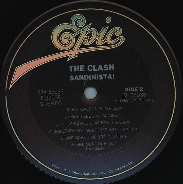 The Clash : Sandinista! (3xLP, Album, RP, Car)