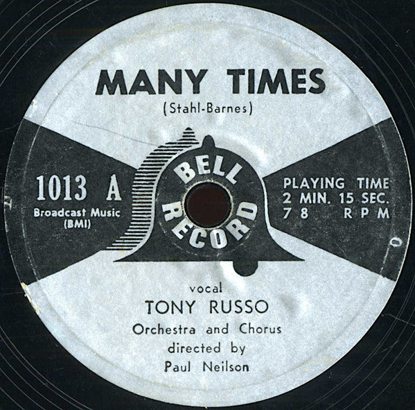 Tony Russo (2) : Many Times / Rags To Riches (7", Single, Styrene)