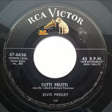 Elvis Presley : Blue Suede Shoes / Tutti Frutti (7", Single)