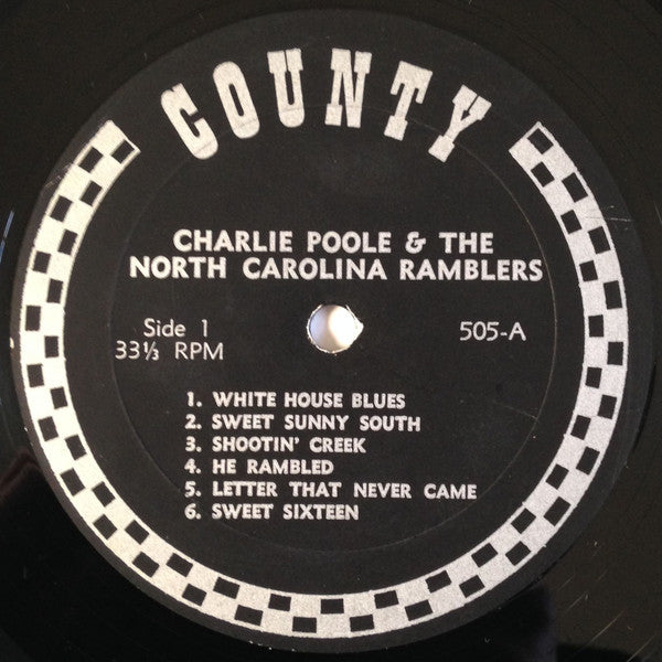 Charlie Poole And The North Carolina Ramblers : Old Time Songs (Recorded From 1925-1930) (LP, Comp, Mono, Ltd)