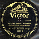 The Benson Orchestra Of Chicago : Chili Bean / My Little Bimbo (Shellac, 10")