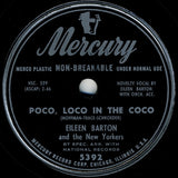 Eileen Barton And The New Yorkers (10) : If I Knew You Were Comin' I'd've Baked A Cake / Poco, Loco In The Coco (10")