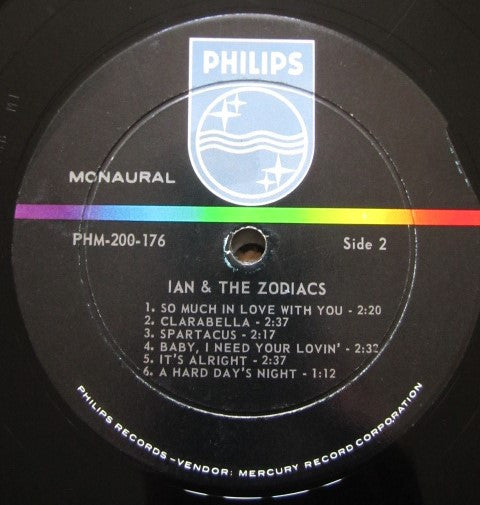 Ian & The Zodiacs : Ian & The Zodiacs (LP, Mono)