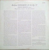 Johannes Brahms, Jascha Heifetz, Chicago Symphony Orchestra, Fritz Reiner : Violin Concerto (LP, Album, Mono, Plu)
