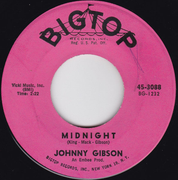 Johnny Gibson : Midnight (7")