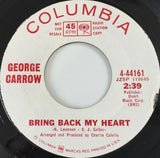 George Carrow : Angel Baby (You Don't Even Love Me) (7", M/Print, Promo)