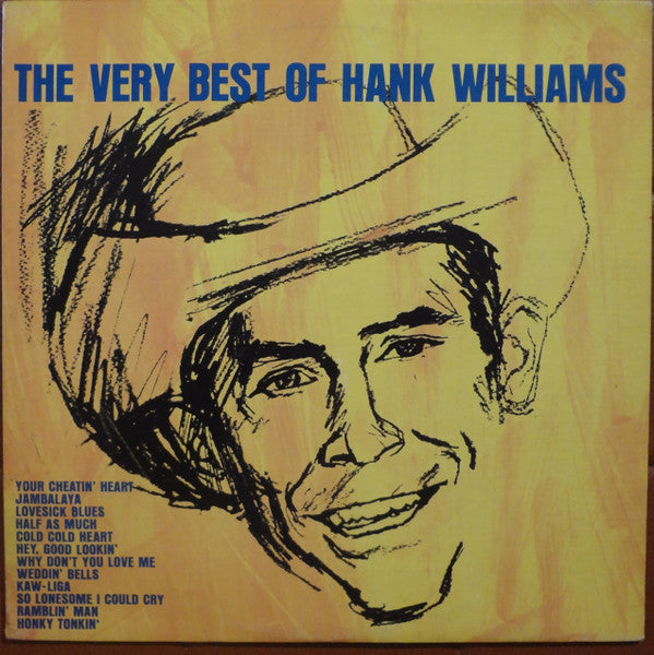 Hank Williams : The Very Best Of Hank Williams (LP, Comp, RE, Kee)