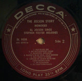 Al Jolson : The Jolson Story - Memories ... (LP)