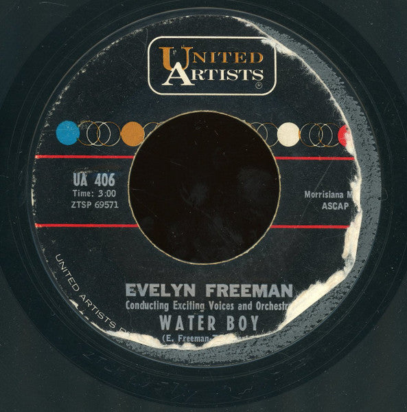 Evelyn Freeman : Didn't It Rain / Water Boy (7", Styrene, Bri)