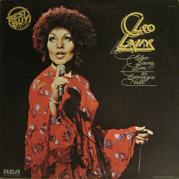 Cleo Laine : Live!!! At Carnegie Hall (LP, Album, RE)