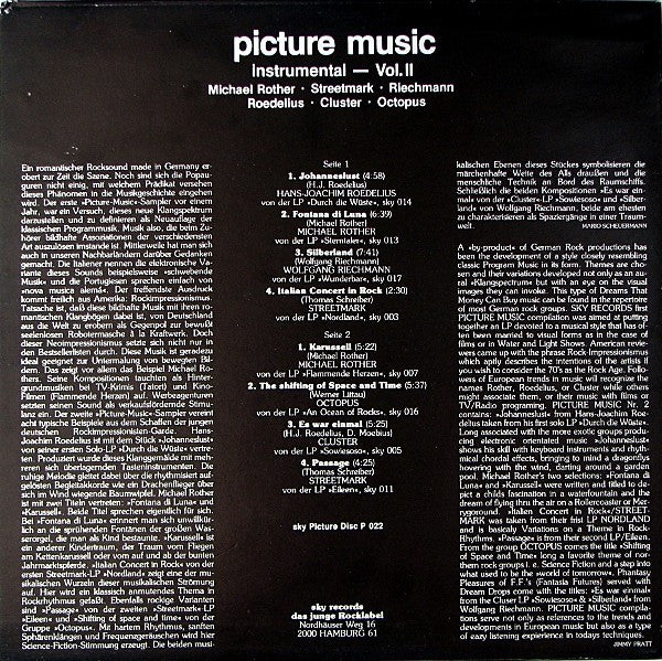 Various : Picture Music Instrumental - Vol. II (LP, Comp, Ltd, Pic)
