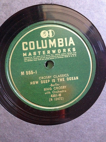 Bing Crosby : Crosby Classics (5xShellac, 10", Album, Comp)