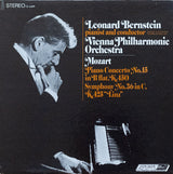 Leonard Bernstein, Wiener Philharmoniker / Wolfgang Amadeus Mozart : Mozart: Piano Concerto No. 15 In B Flat , K. 450 / Symphony No. 36 In C, K. 425 "Linz" (LP, Gat)