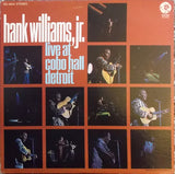 Hank Williams Jr. : Live At Cobo Hall Detroit (LP, Album, Club)