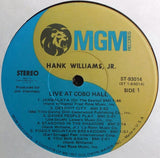 Hank Williams Jr. : Live At Cobo Hall Detroit (LP, Album, Club)