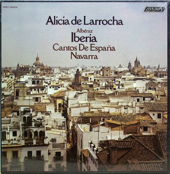 Isaac Albéniz - Alicia De Larrocha : Iberia Cantos De España Navarra (2xLP + Box)