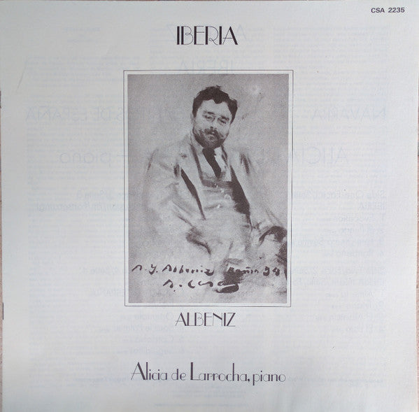 Isaac Albéniz - Alicia De Larrocha : Iberia Cantos De España Navarra (2xLP + Box)
