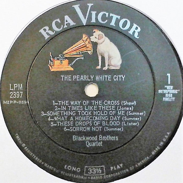 Blackwood Brothers Quartet* : The Pearly White City (LP, Album, Mono)