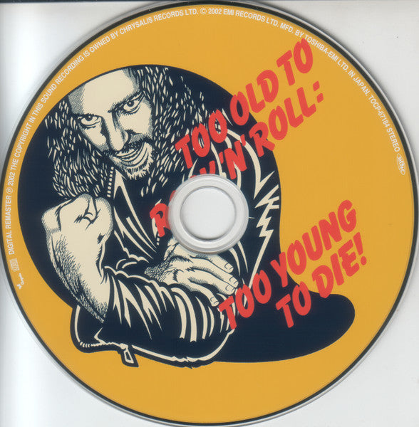 Jethro Tull : Too Old To Rock 'N' Roll: Too Young To Die! (CD, Album, RE, RM, Pap)