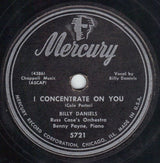 Billy Daniels : That Ol' Black Magic / I Concentrate On You (Shellac, 10")