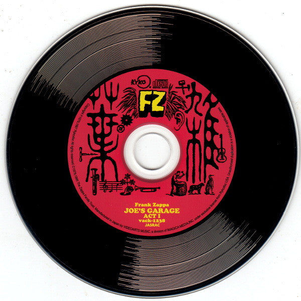 Frank Zappa : Joe's Garage Act 1 (CD, Album, Ltd, RE, RM, Pap)